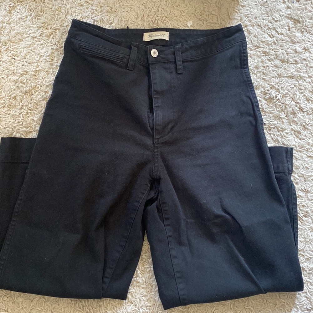 Madewell wide leg crop pants
